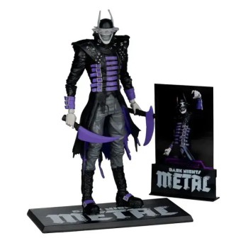 DC Multiverse Action Figure The Batman Who Laughs (B&W with accent) (Gold Label) 18cm