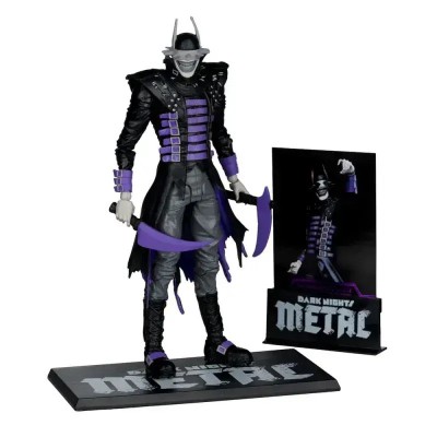 DC Multiverse Action Figure The Batman Who Laughs (B&W with accent) (Gold Label) 18cm