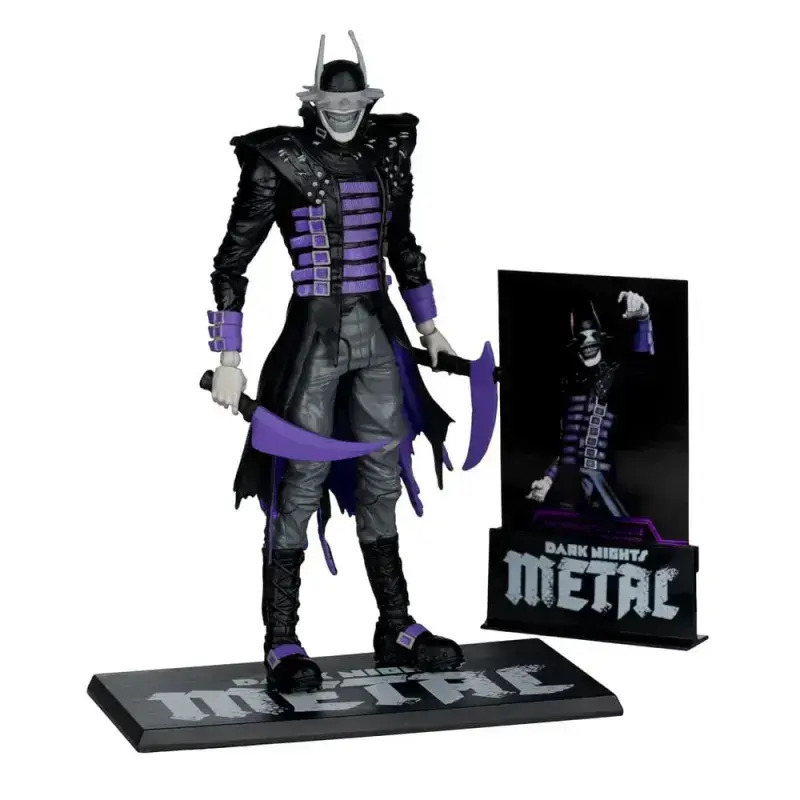 DC Multiverse Action Figure The Batman Who Laughs (B&W with accent) (Gold Label) 18cm