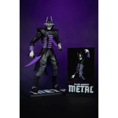 DC Multiverse Action Figure The Batman Who Laughs (B&W with accent) (Gold Label) 18cm