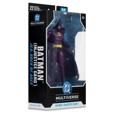 DC Multiverse Action Figure Batman (Injustice Gang) (JLA: Rock of Ages) (Red Platinum Edtion) 18cm