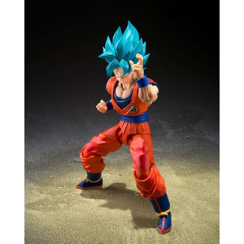 Dragon Ball Super S.H.Figuarts Action Figure Super Saiyan God Super Son Guko (Blue power transcending Limits) 15cm