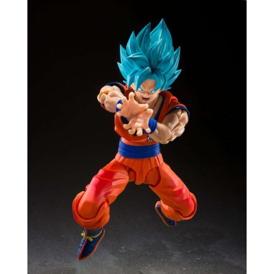 Dragon Ball Super S.H.Figuarts Action Figure Super Saiyan God Super Son Guko (Blue power transcending Limits) 15cm