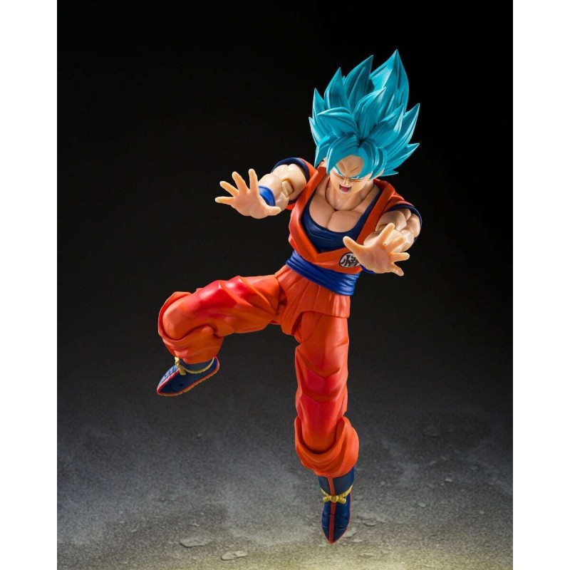 Dragon Ball Super S.H.Figuarts Action Figure Super Saiyan God Super Son Guko (Blue power transcending Limits) 15cm