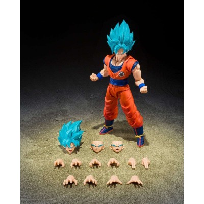 Dragon Ball Super S.H.Figuarts Action Figure Super Saiyan God Super Son Guko (Blue power transcending Limits) 15cm