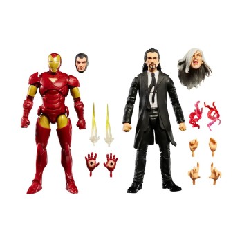 Marvel Legends Action Figure 2-Pack Iron Man (Extremis) & Marvel's Mandarin 15cm