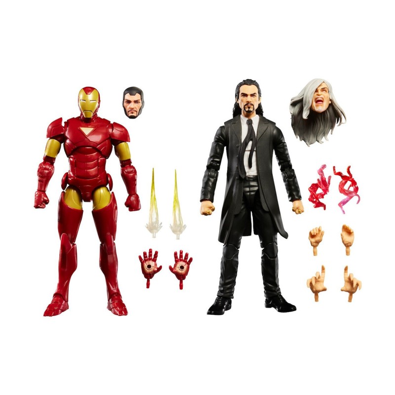 Marvel Legends Action Figure 2-Pack Iron Man (Extremis) & Marvel's Mandarin 15cm