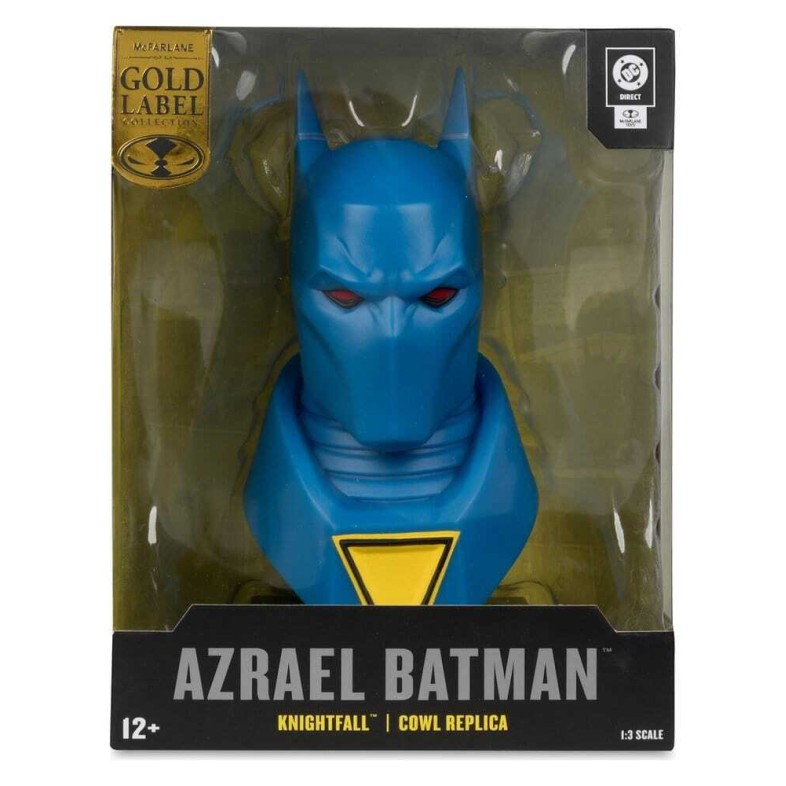 Batman DC Direct Mini-Replica 1/3 Azrael Batman Mask (Batman: Knightfall) (Gold Label Collection) 18cm