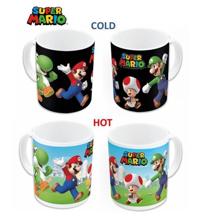 Super Mario Heat Change Mug Group 325ml Κεραμική Κούπα