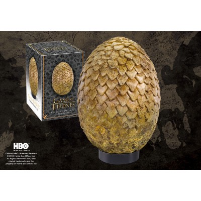 Game of Thrones Replicas: 1/1 Dragon Egg Prop Replica Viserion 20cm