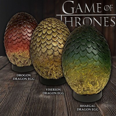 Game of Thrones Replicas: 1/1 Dragon Egg Prop Replica Viserion 20cm