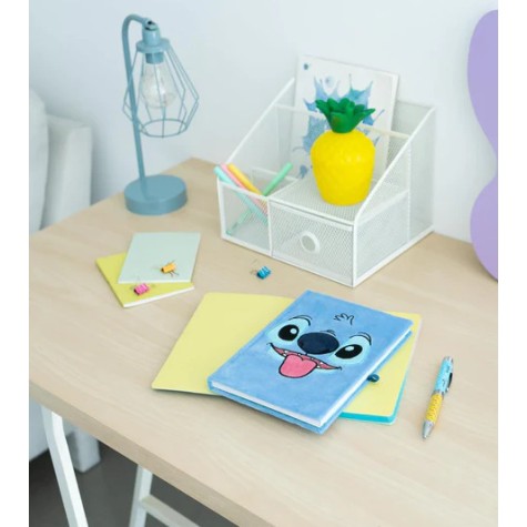Stitch Officially licensed Premium Plush Notebook A5 with pen Tropical