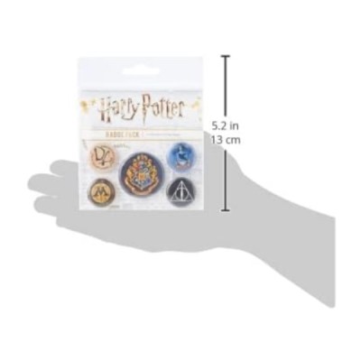 Harry Potter Pin-Back Buttons 5-Pack Hogwarts