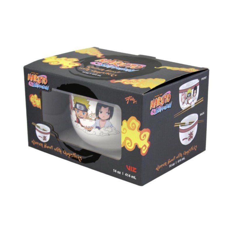 Naruto Shippuden Ramen Bowl with Chopsticks Team Seven 414ml