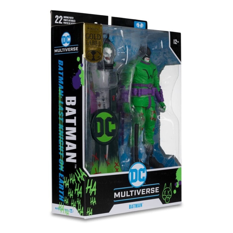 DC Multiverse Action Figure Batman (Batman: Last Knight on Earth) Jokerized (Gold Label) 18cm