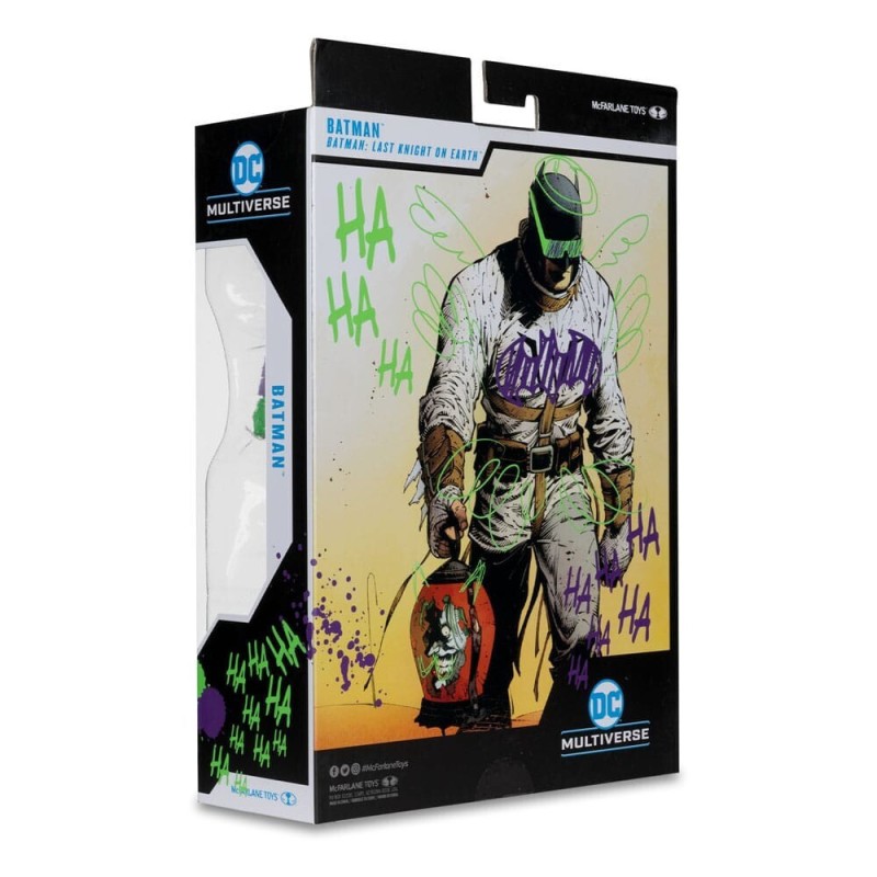 DC Multiverse Action Figure Batman (Batman: Last Knight on Earth) Jokerized (Gold Label) 18cm