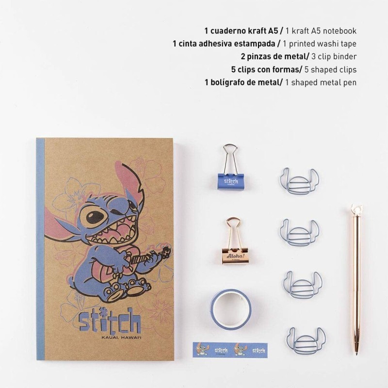 Lilo & Stitch Officially licensed Stationery - Set 5 pieces