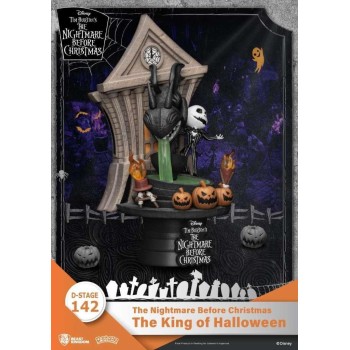 Nightmare before Christmas D-Stage PVC Diorama The King of Halloween 15 cm
