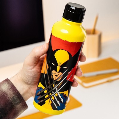 Marvel Officially licensed Metal Water Bottle X-Man Wolverine 450ml