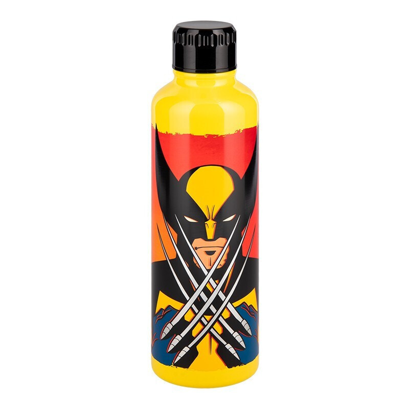 Marvel Officially licensed Metal Water Bottle X-Man Wolverine 450ml