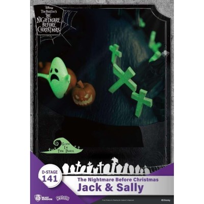  Disney: Nightmare before Christmas Jack & Sally Φιγούρα ύψους 15εκ. BKDDS-141 Beast Kingdom