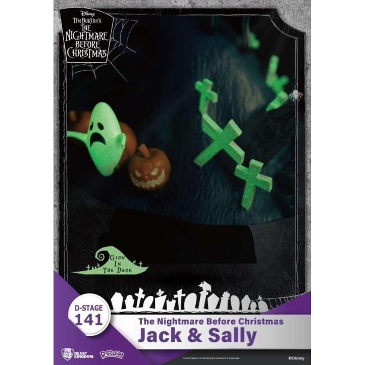 Disney: Nightmare before Christmas Jack & Sally Φιγούρα ύψους 15εκ. BKDDS-141 Beast Kingdom