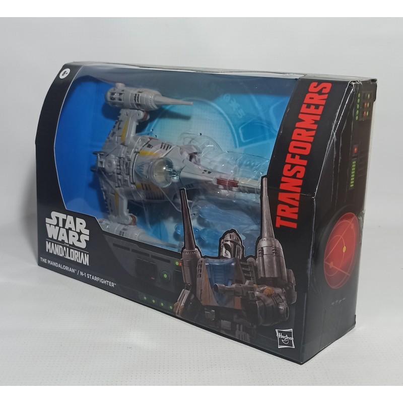 Star Wars x Transformers Action Figure The Mandalorian / N-1 Starfighter 19cm