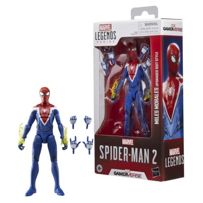 Spider-Man 2 Marvel Legends Gamerverse Action Figure Miles Morales (Upgraded Suit Style) 15cm