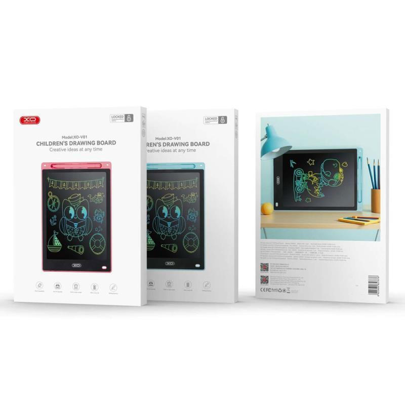 XO LCD Ηλεκτρονικό Σημειωματάριο 10" Ροζ 249-0220