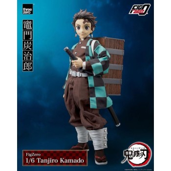Demon Slayer Kimetsu No Yaiba Figzero Action Figure 1/6 Tanjiro Kamado 27Cm