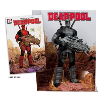 Marvel Collection Pvc Statue 1/6 Deadpool Deadpool #1 Grey Suit Chase 27Cm