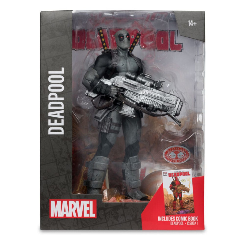 Marvel Collection Pvc Statue 1/6 Deadpool Deadpool #1 Grey Suit Chase 27Cm