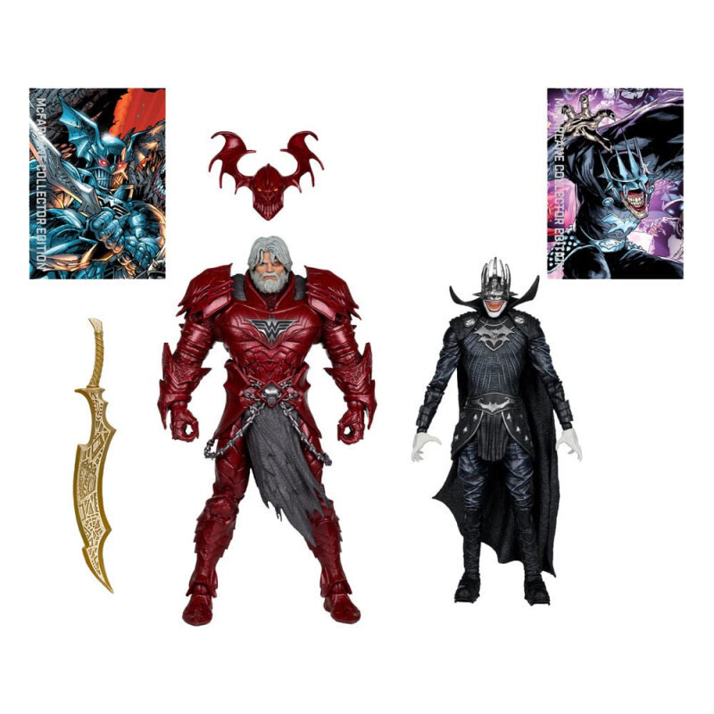 DC Multiverse McFarlane Collector Edition Action Figure 2-Pack #04 Batman who laughs (Knight Armor) & Merciless (Dark Multiverse) 18cm