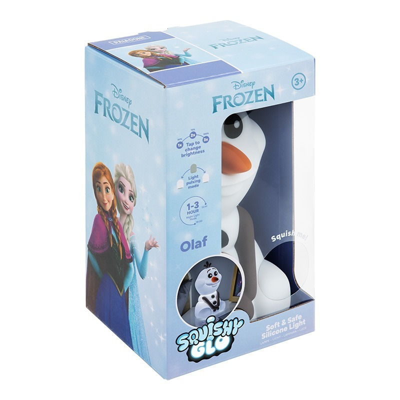 Frozen Squishy Officially licensed Glo Silicon Light Olaf 15cm