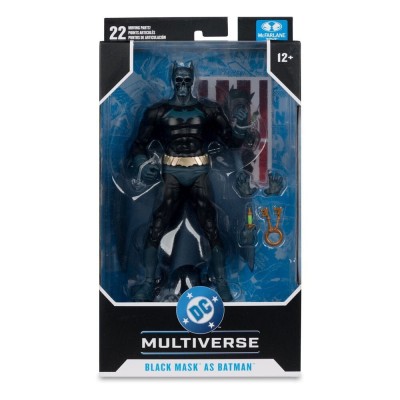 DC Multiverse Action Figure Black Mask as Batman (Beneath the Mask) 18cm