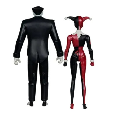 Batman: The Animated Series DC Direct Action Figures Harley Quinn & The Joker (Mad Love) (Gold Label) 18cm