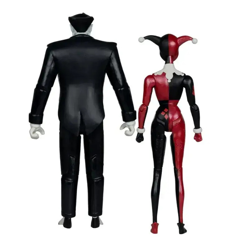 Batman: The Animated Series DC Direct Action Figures Harley Quinn & The Joker (Mad Love) (Gold Label) 18cm