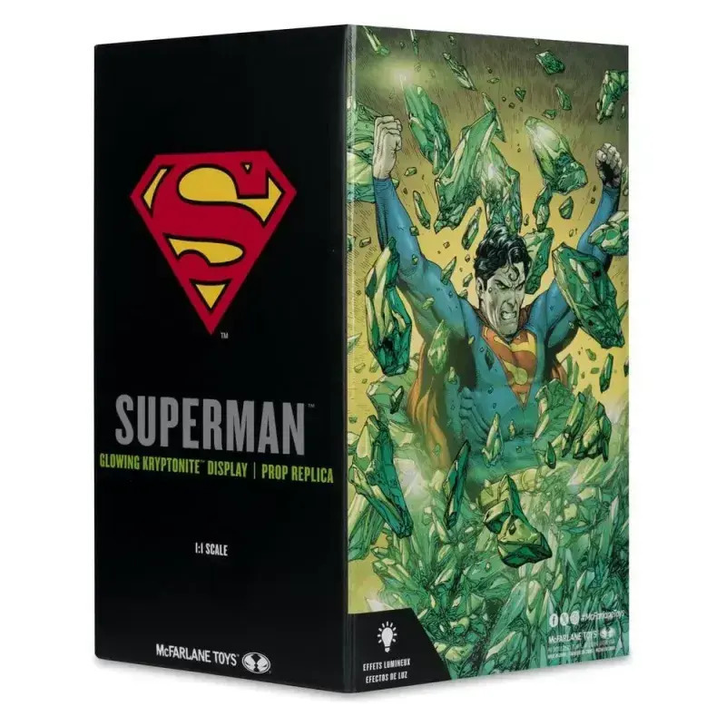 Superman DC Direct Replica 1/1 Kryptonite Display (Gold Label) 18cm