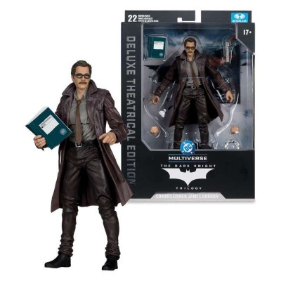DC Multiverse Action Figure Commissioner James Gordon (The Dark Knight Trilogy) Deluxe Theatrical Edition 18cm