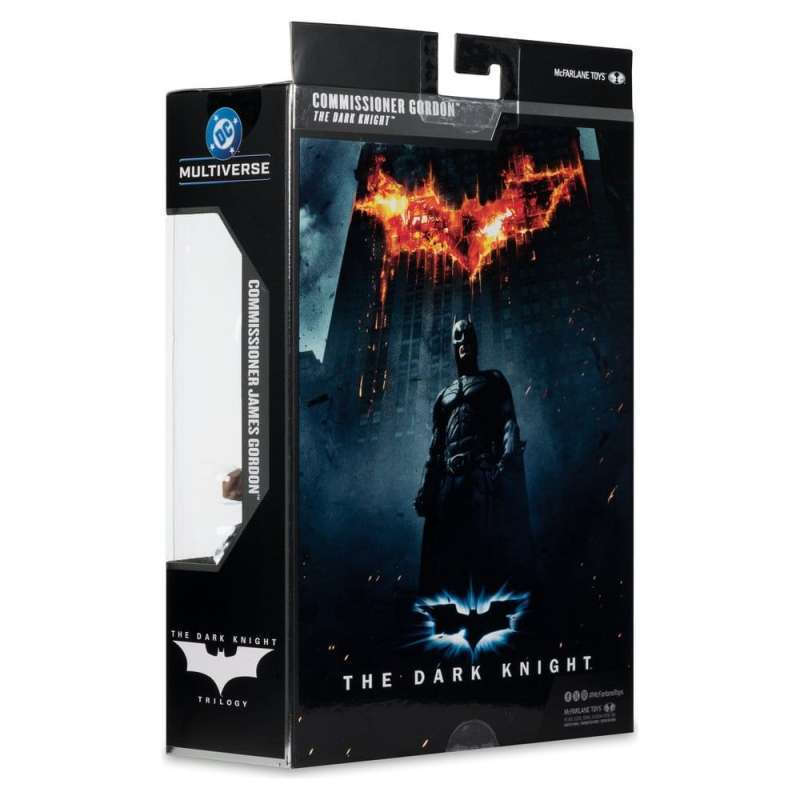 DC Multiverse Action Figure Commissioner James Gordon (The Dark Knight Trilogy) Deluxe Theatrical Edition 18cm