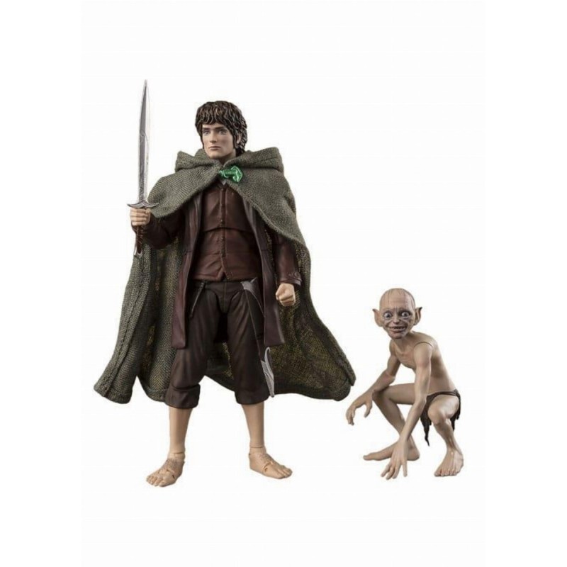 Lord Rings S.h Figuarts Action Figures Frodo Baggins & Gollum