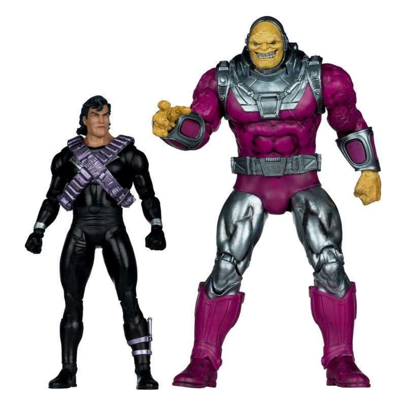 DC Multiverse Megafig Action Figure 2-Pack Mongul vs Superman (Return of Superman) 25cm
