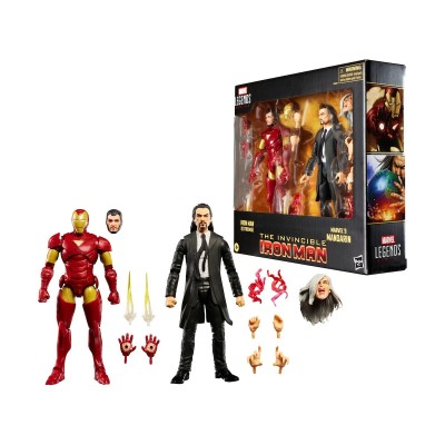 Marvel Legends Action Figure 2-Pack Iron Man (Extremis) & Marvel's Mandarin 15cm
