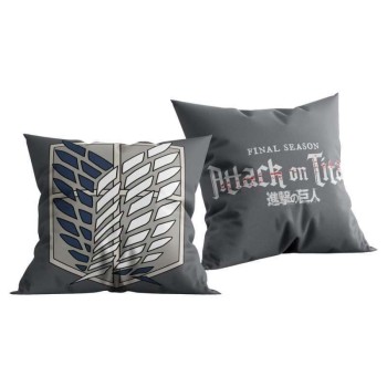 Attack on Titan (Final Season) officially licensed Pillow Grau 40x40cm