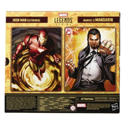 Marvel Legends Action Figure 2-Pack Iron Man (Extremis) & Marvel's Mandarin 15cm