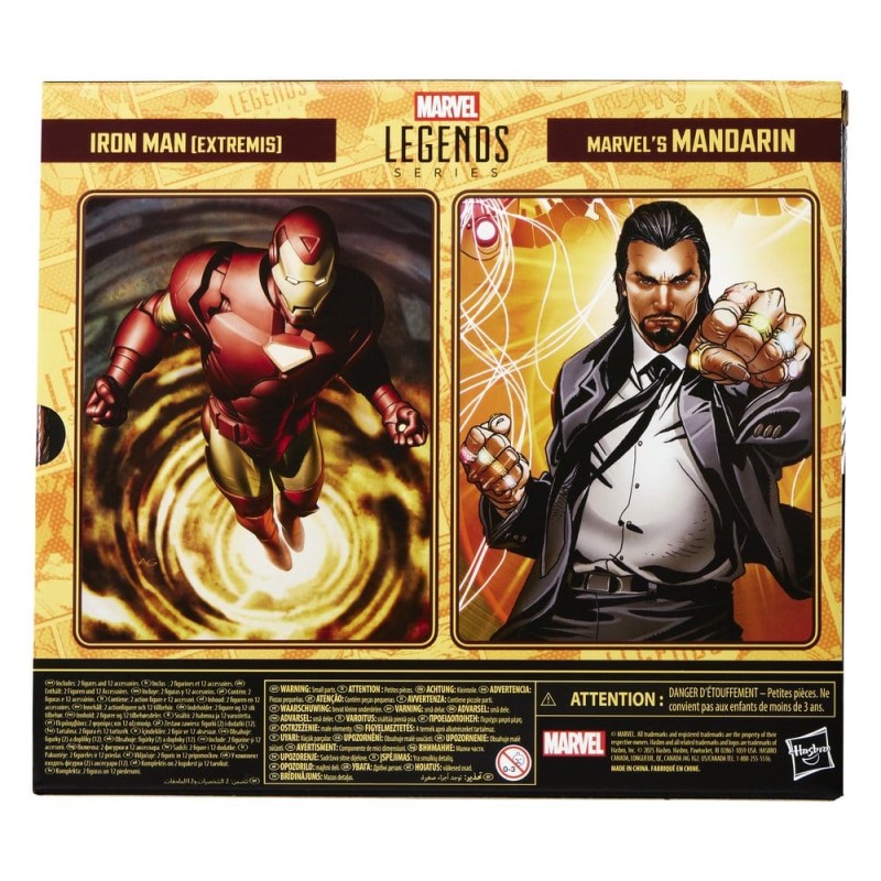 Marvel Legends Action Figure 2-Pack Iron Man (Extremis) & Marvel's Mandarin 15cm