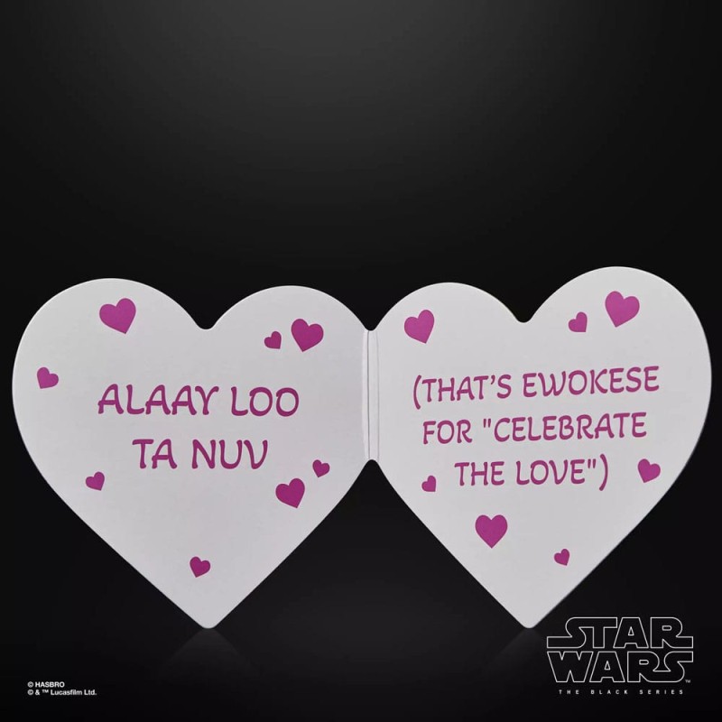 Star Wars Black Series Action Figure Ewok (Valentine’s Day Edition) 15cm