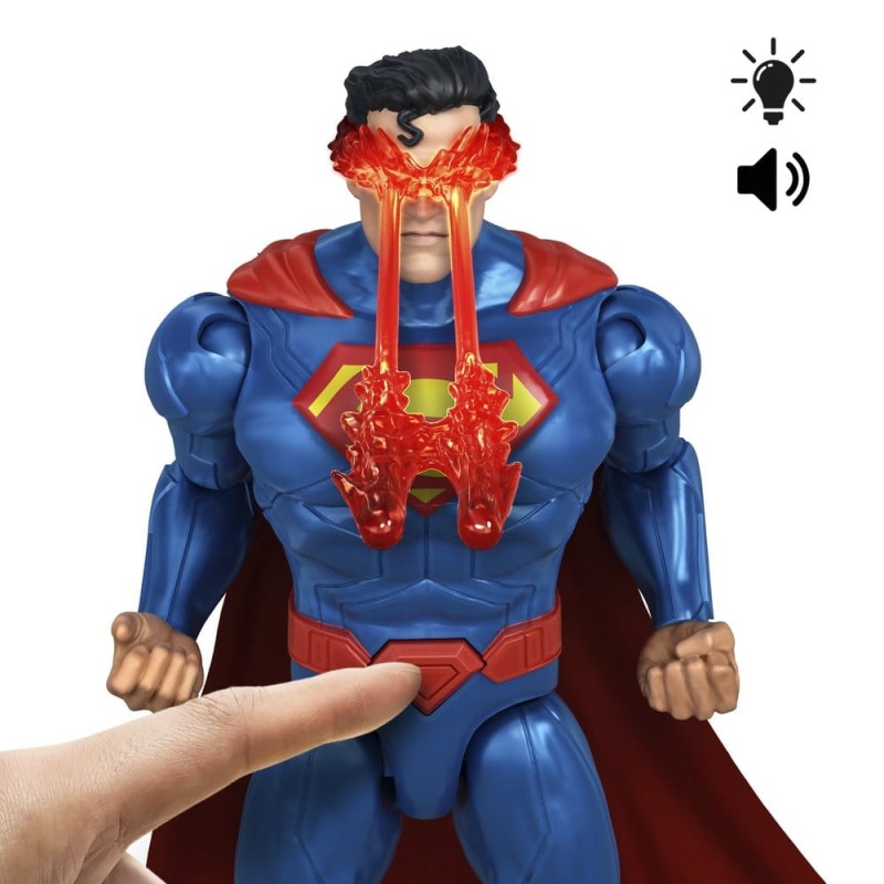 DC Premier Action Figure with Sound & Light Heat Vision Superman 16cm