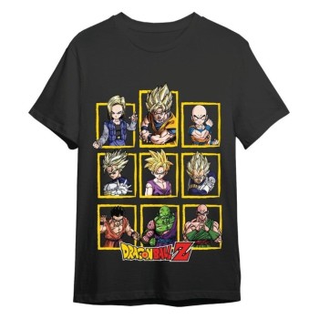 Dragon Ball Z Officially licensed T-Shirt Characters Black 100% cotton L