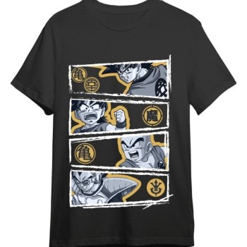 Dragon Ball Z Officially licensed T-Shirt Vegeta Black 100% cotton L